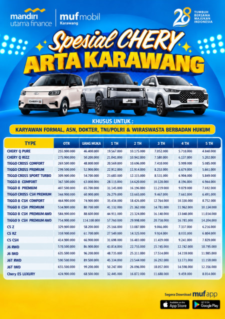 Promo Spesial Chery